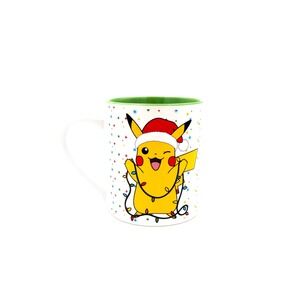 Pokemon Pikachu Santa Hat Christmas Ceramic Mug Holiday Mug Xmas